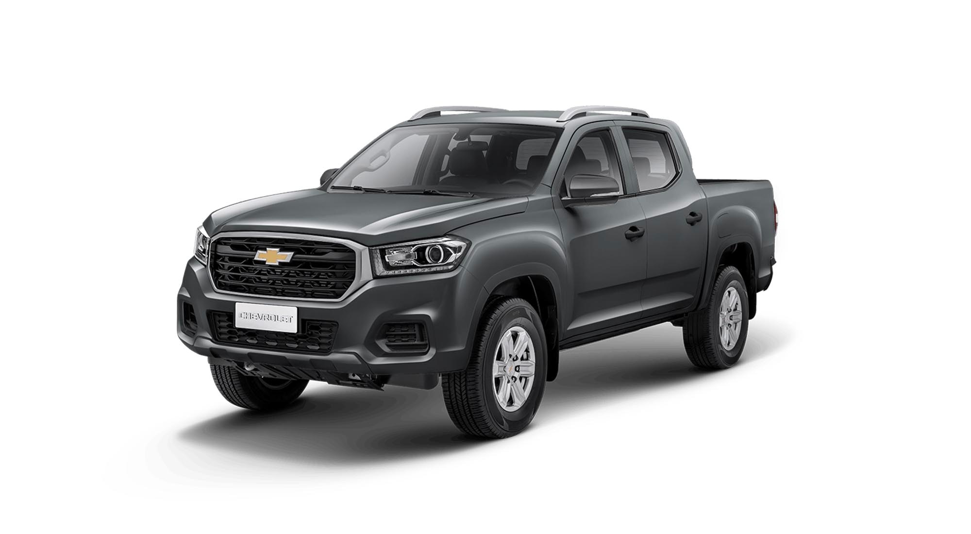 Chevrolet D-max en color gris