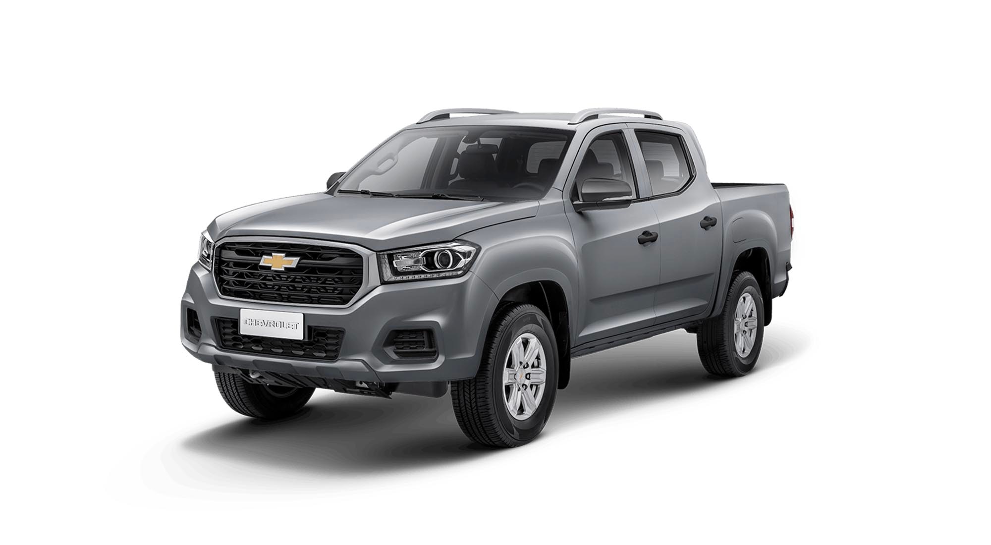 Chevrolet D-max en color plata