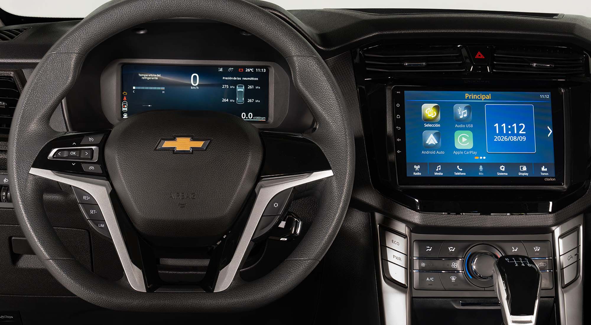Interior Chevrolet D-Max de diseño sofisticado