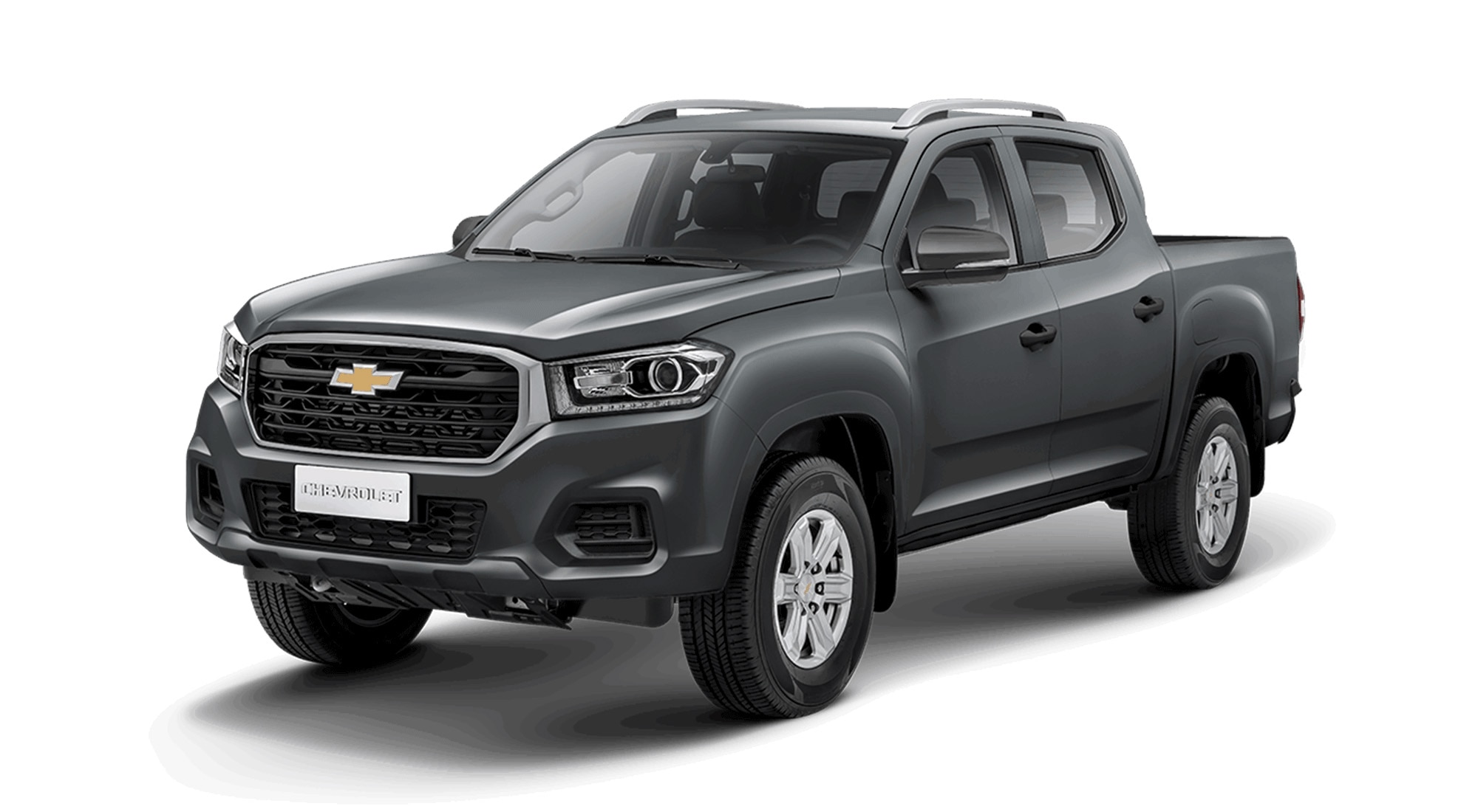 Chevrolet D-Max color plomo de gran potencia