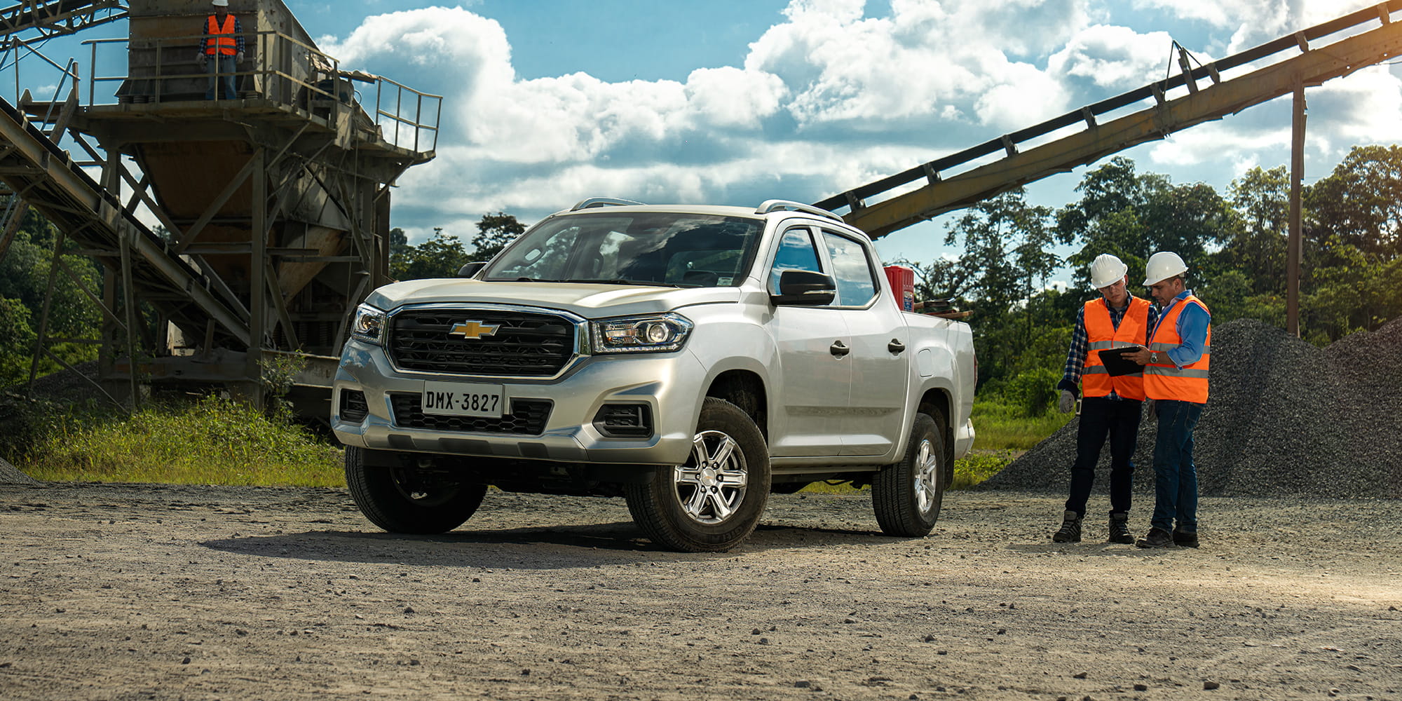 Chevrolet D-Max camioneta doble cabina para trabajo.