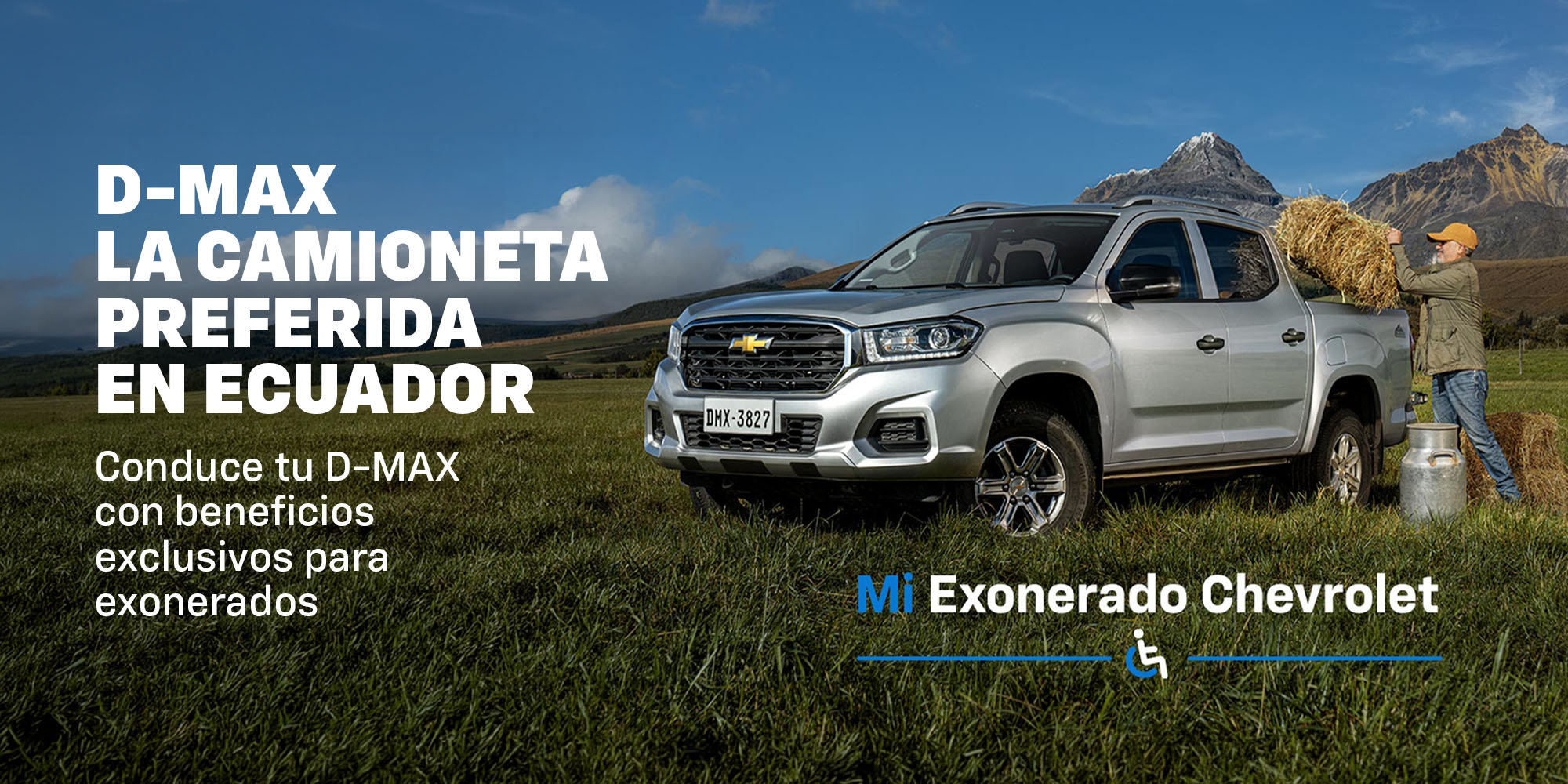 Chevrolet D-Max con beneficios para exonerados en Ecuador