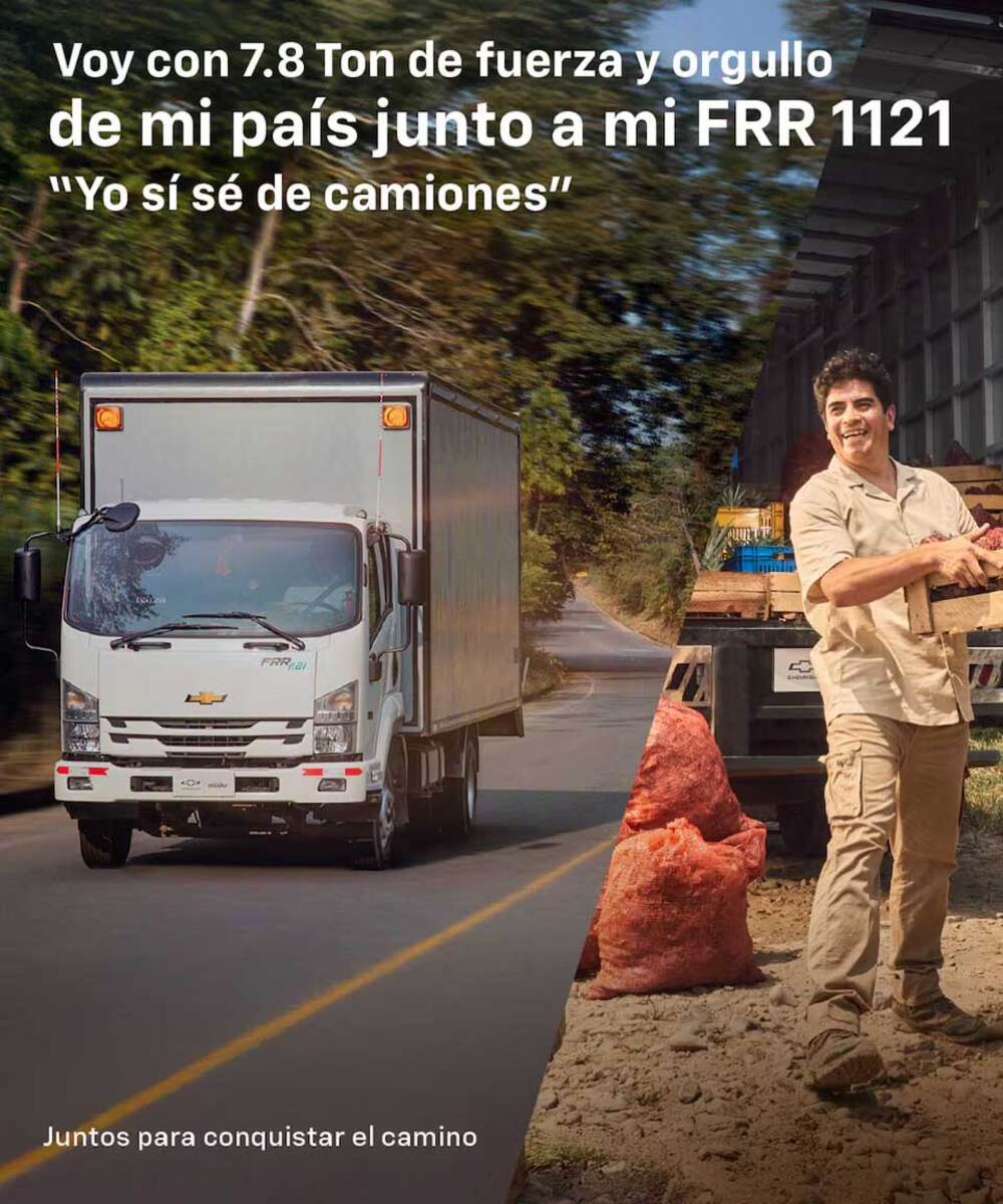 Camión FRR: Potencia y comodidad