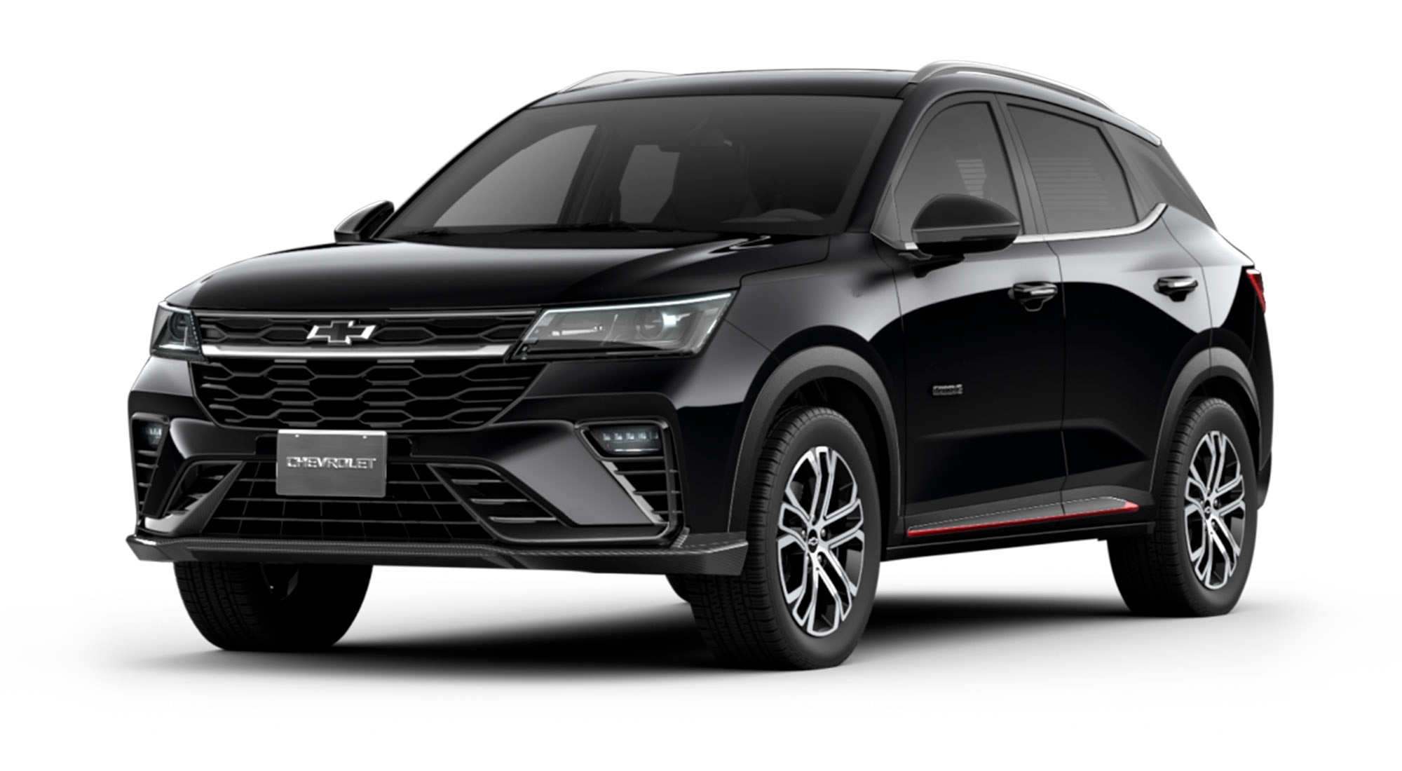 Vista lateral Groove RS 2026 color negro metálico