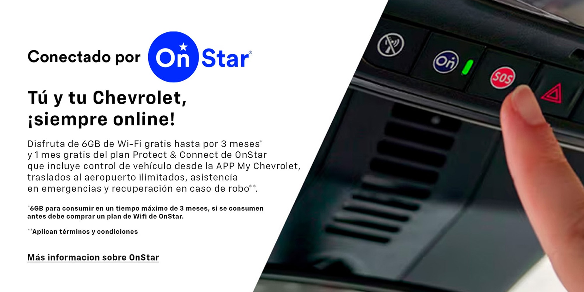OnStar con protección y conexión